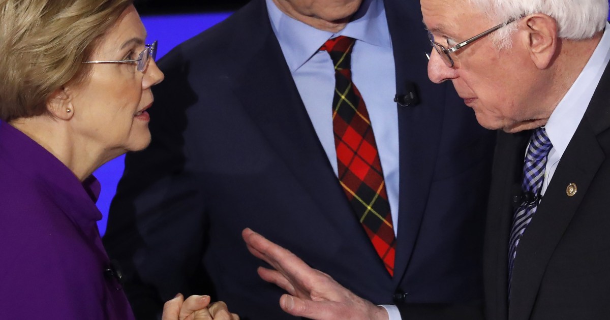 I Think You Called Me A Liar On National Tv Warren Told Sanders After Debate 