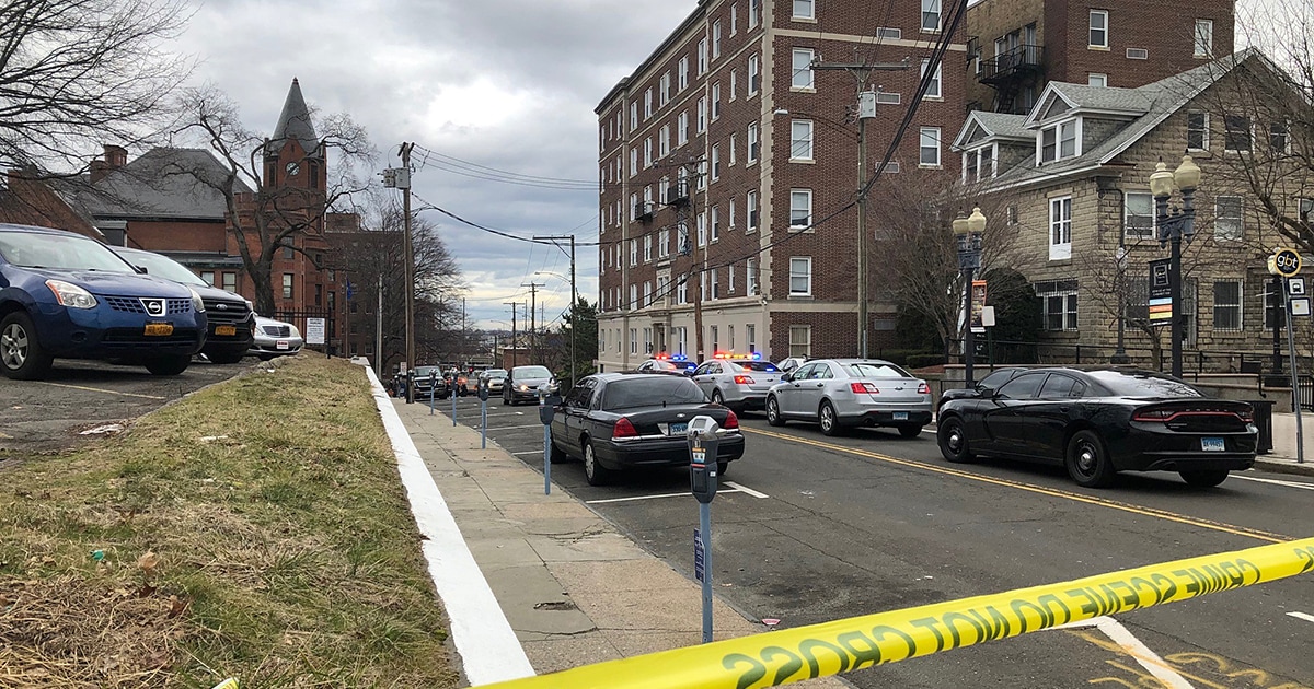 4 wounded in shooting outside Connecticut courthouse, police say
