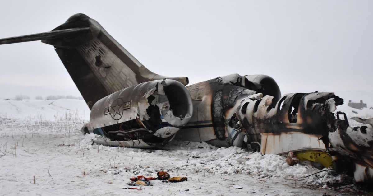 2 bodies recovered after U.S. military plane crashes in Afghanistan