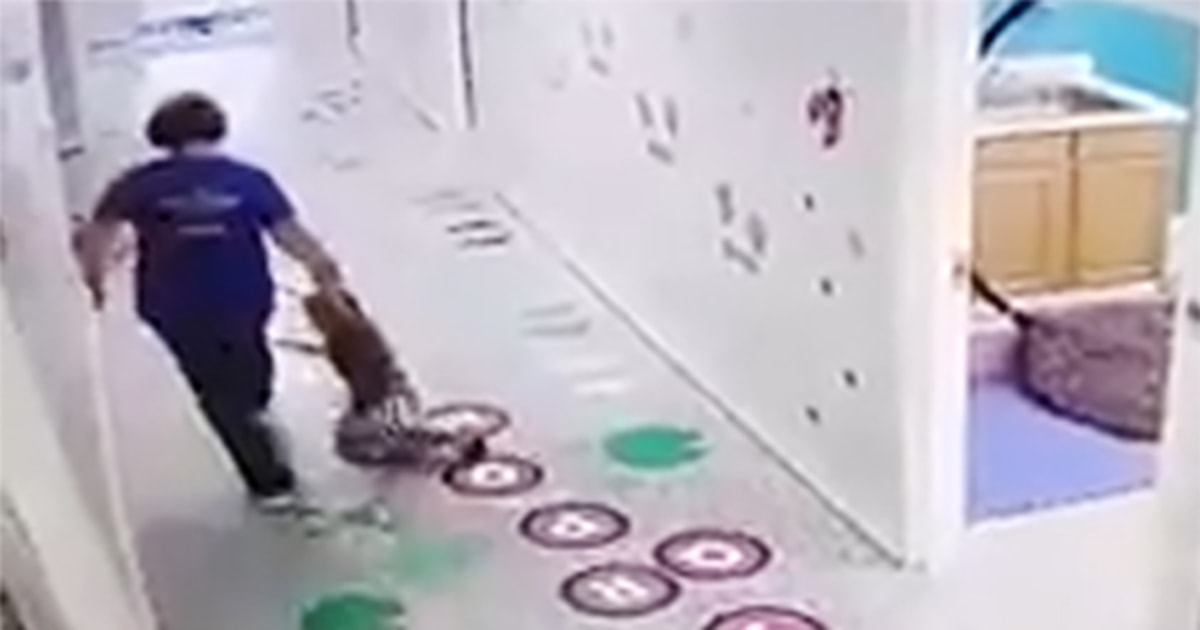 showing day care owner dragging young boy by his arm sparks investigations