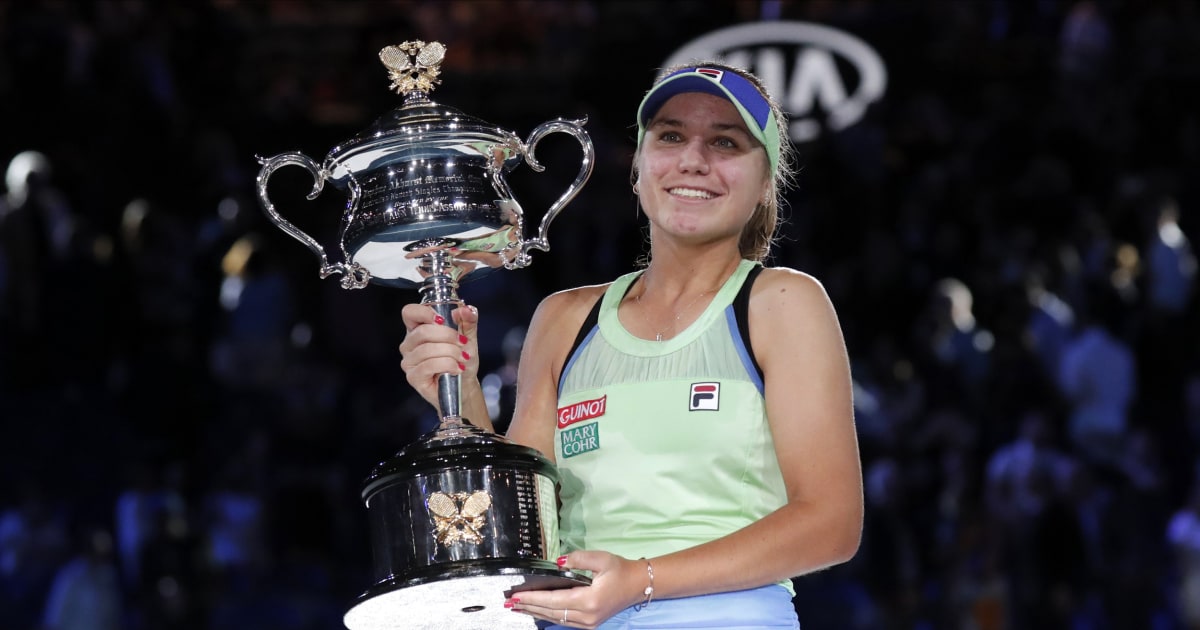 'I'm on cloud nine': U.S. tennis star Sofia Kenin wins Australian Open