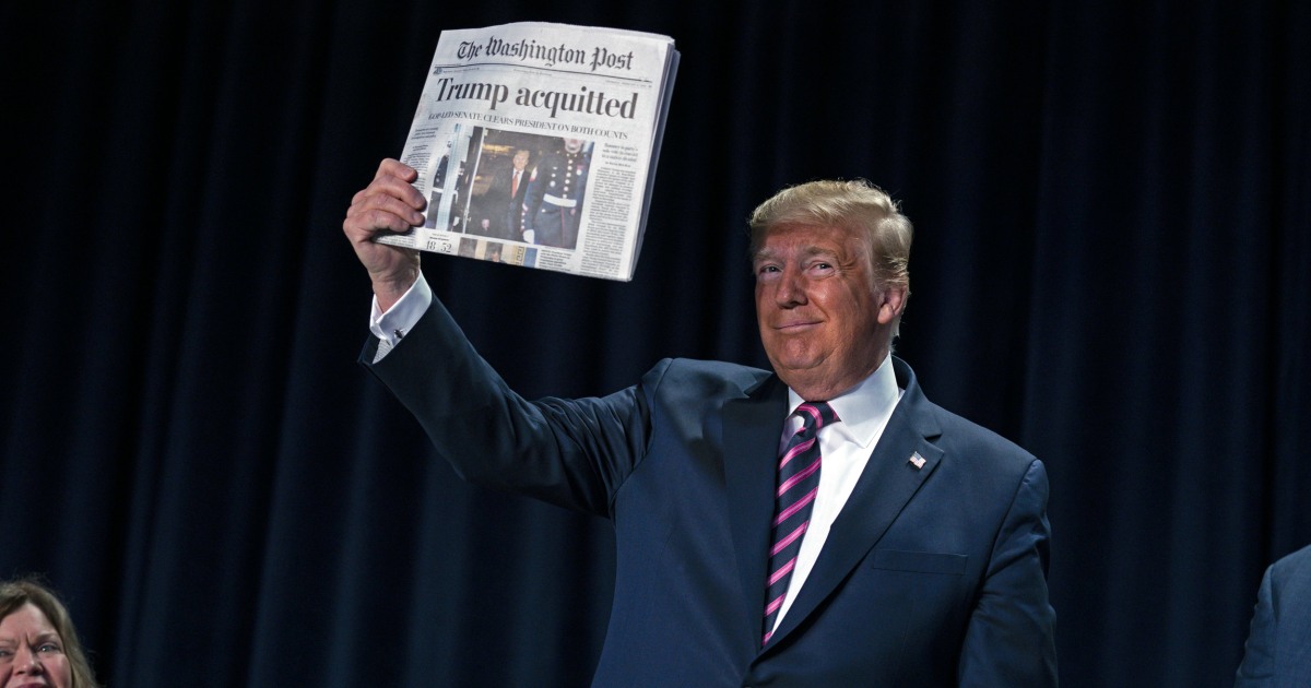 'Dishonest and corrupt': Trump unloads at National Prayer Breakfast ...