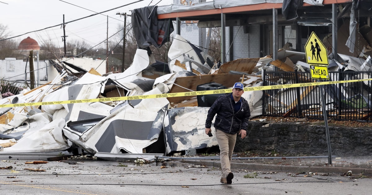 At least 24 dead after tornado rips through Nashville and central Tennessee