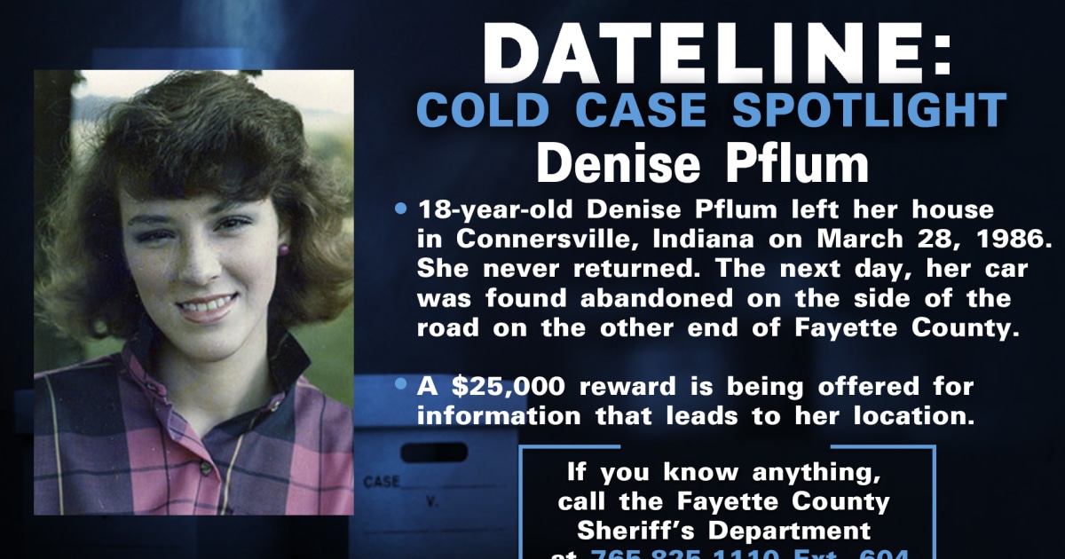 Family of missing Denise Pflum continues to fight for justice 34 years after she vanished in