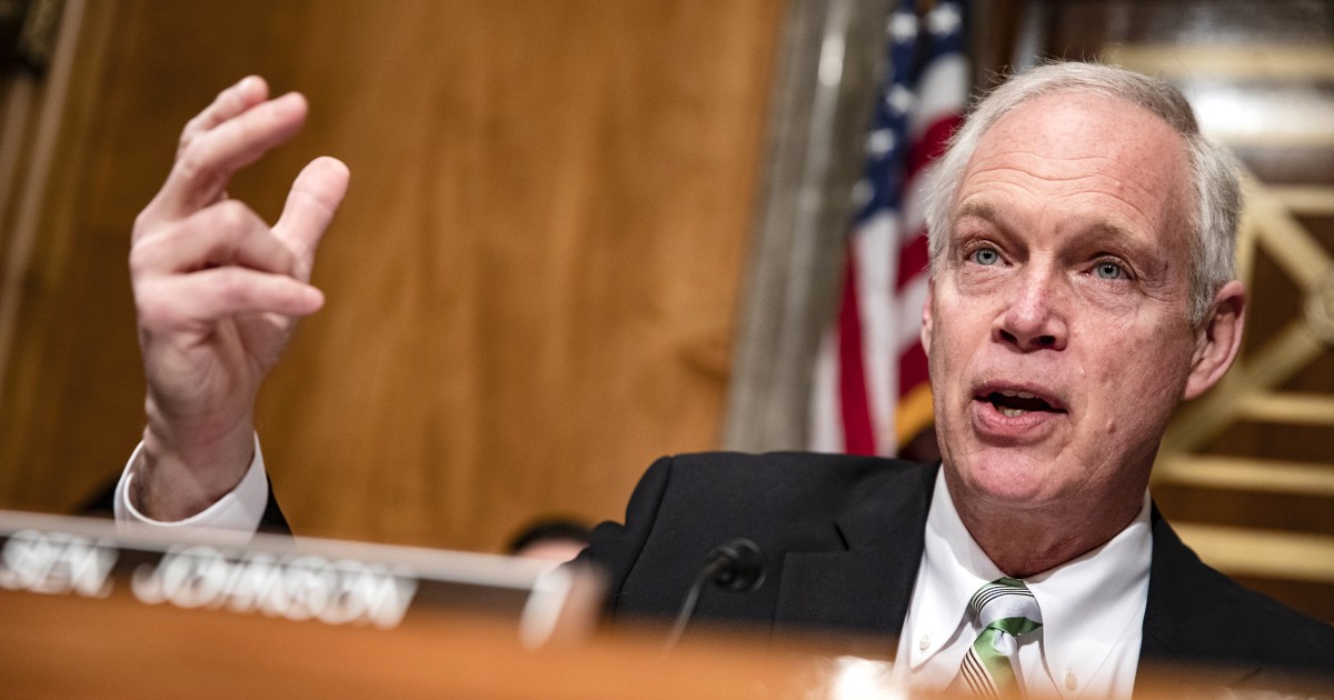 Ron Johnson tries to rope God into his bizarre take on vaccines