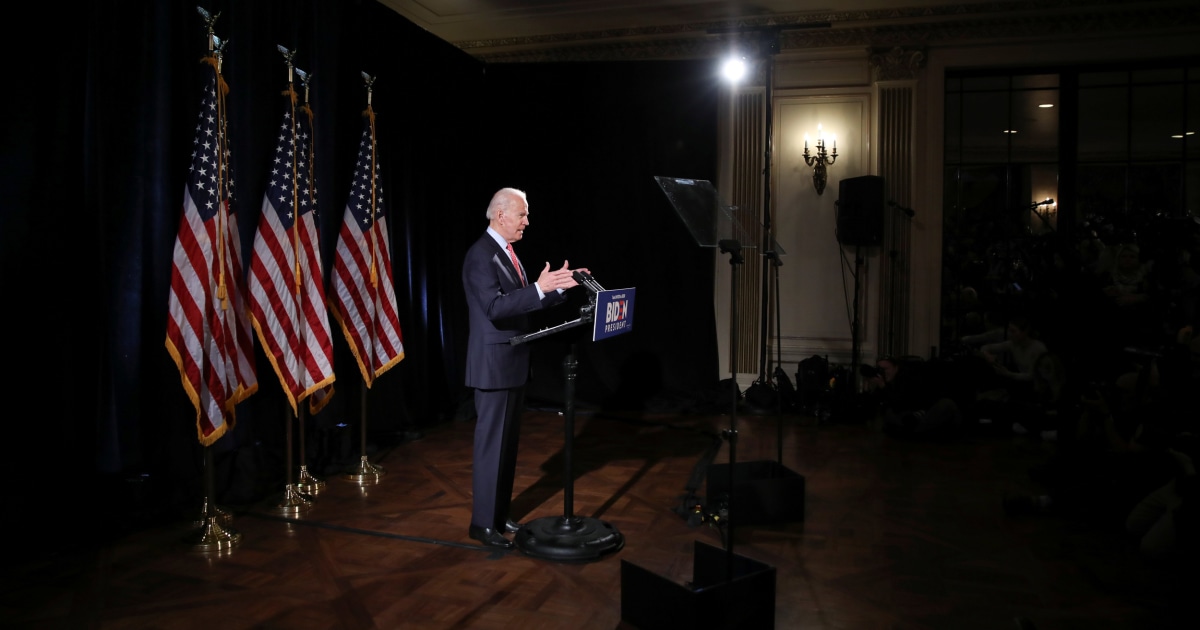 Biden leads Sanders by 2-to-1 among Democratic primary voters in new poll