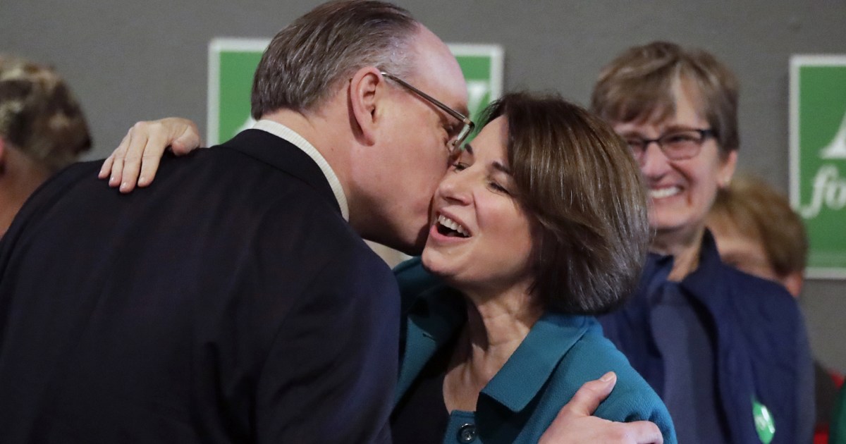 Sen. Amy Klobuchar Says Her Husband Has Tested Positive For Coronavirus