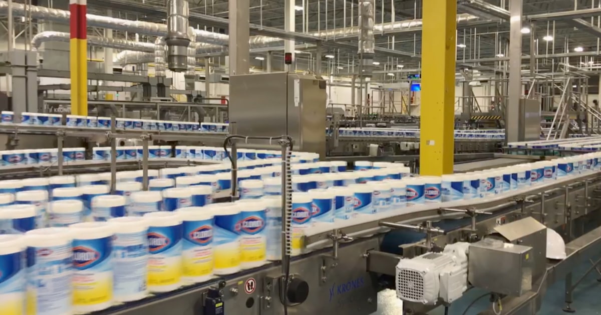 Clorox ramps up production of wipes, disinfectants in fight against