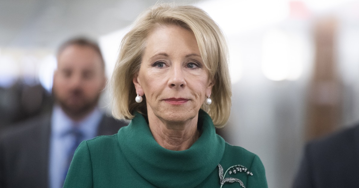 Aclu Sues Betsy Devos Over New Campus Sexual Assault Rules 