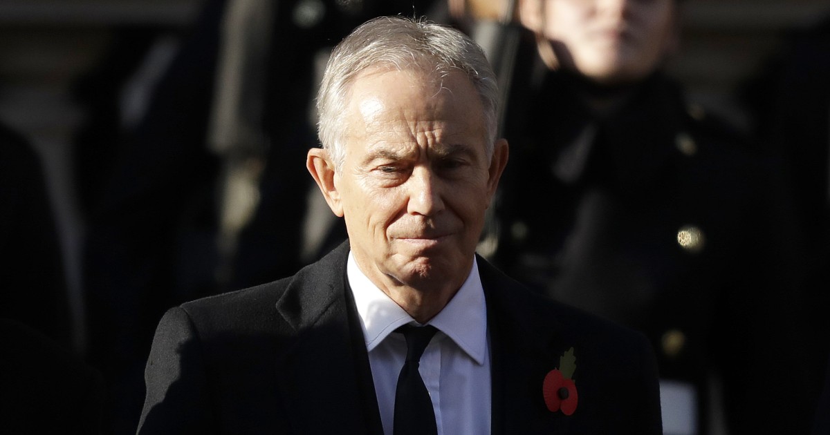 Former U.K. Prime Minister Tony Blair questions Trump's coronavirus