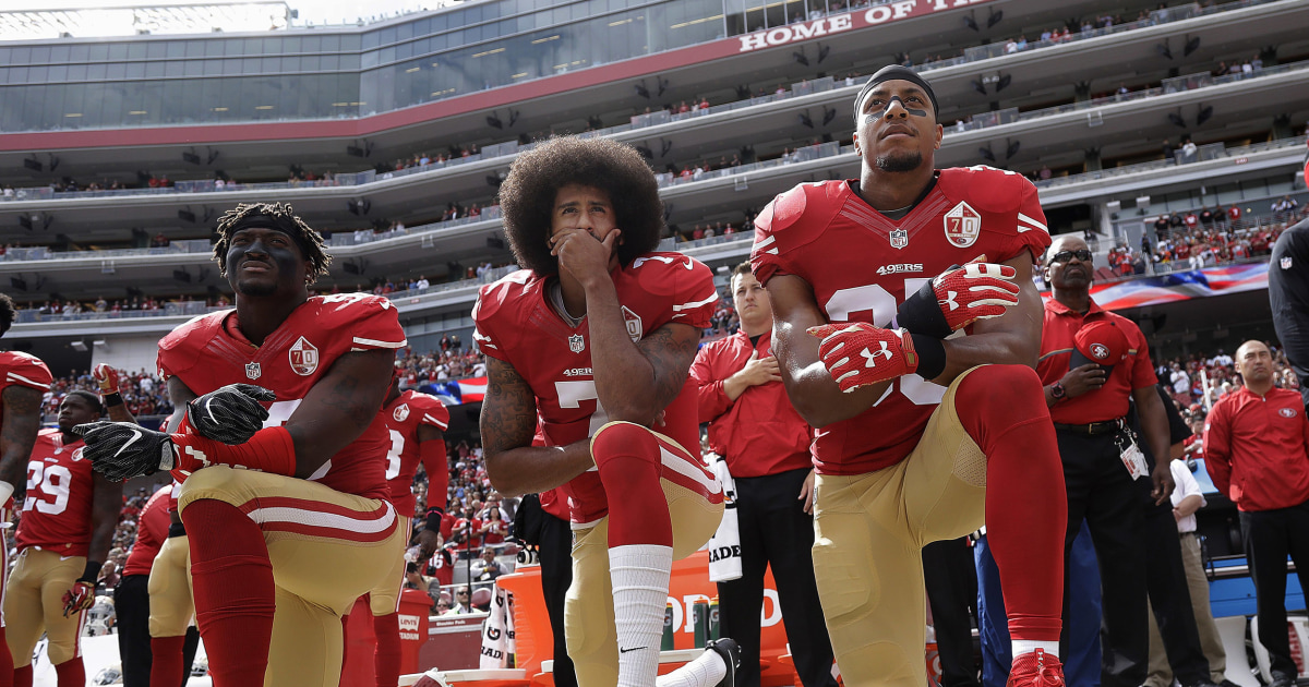 George Floyd protests and Colin Kaepernick are related. But the NFL doesn't  really know why.