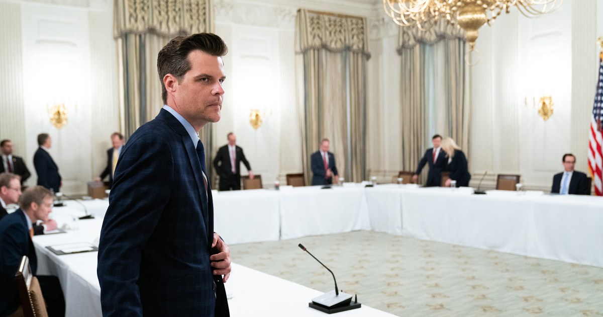 Matt Gaetz tweet on hunting antifa hit with warning from Twitter for