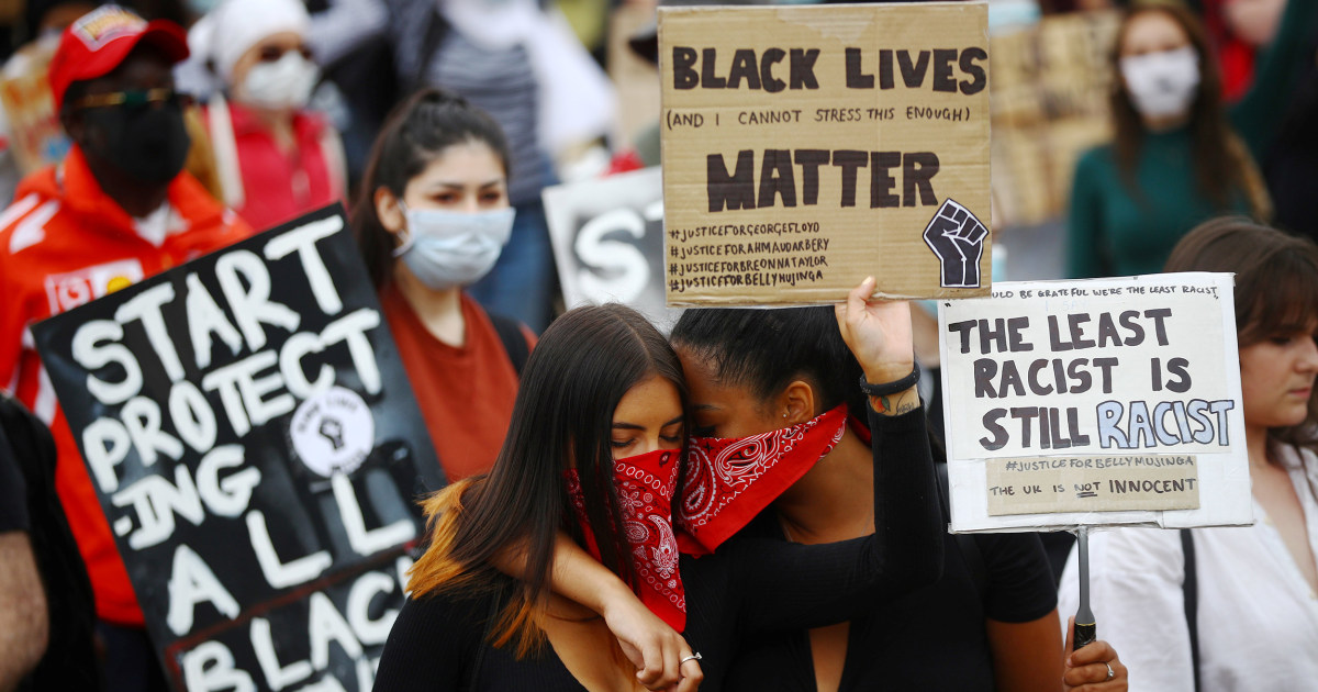 Thousands take to London streets to protest racism, George Floyd death