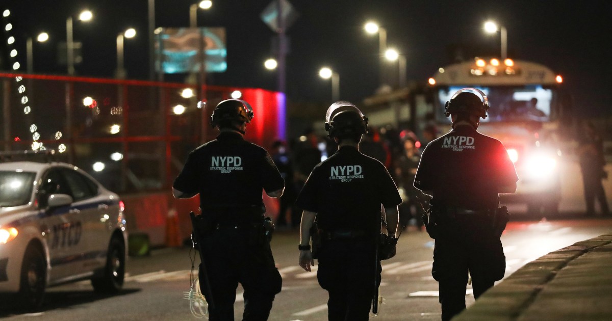 NYPD officer appears to make white power sign at protest, prompting probe