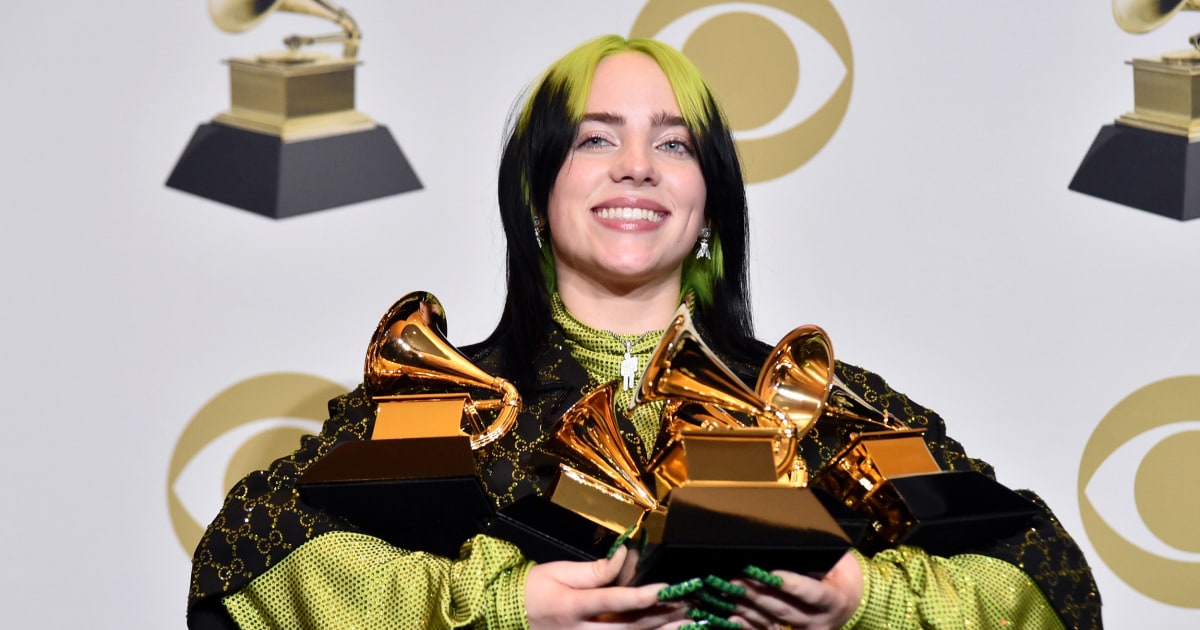 Billie Eilish Грэмми 2021 поёт