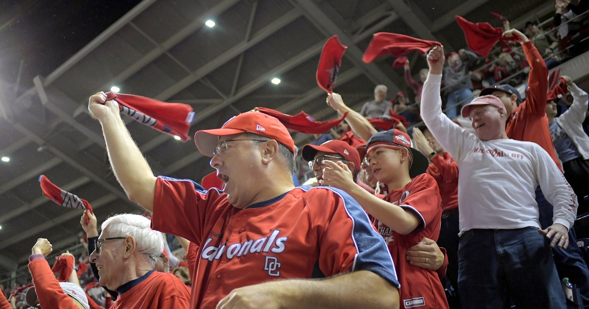 MLB Opening Day: Nationals fans celebrate season start