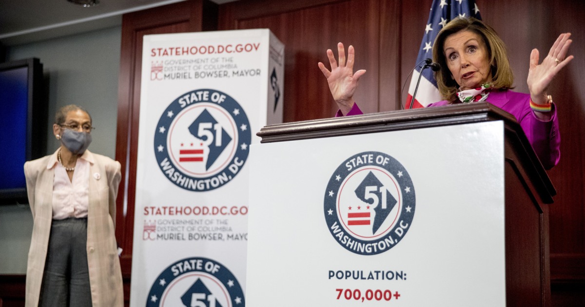 D.C. statehood vote to make history in the House — and that's about all