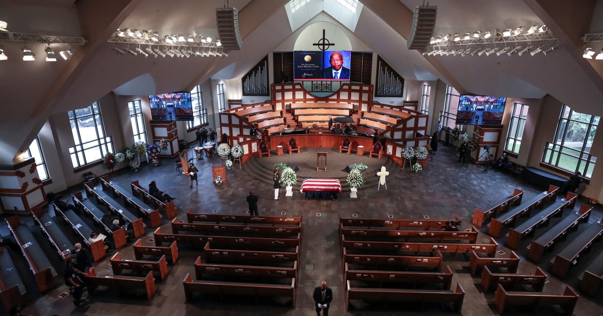 Obama gives passionate eulogy as John Lewis honored at funeral in MLK's