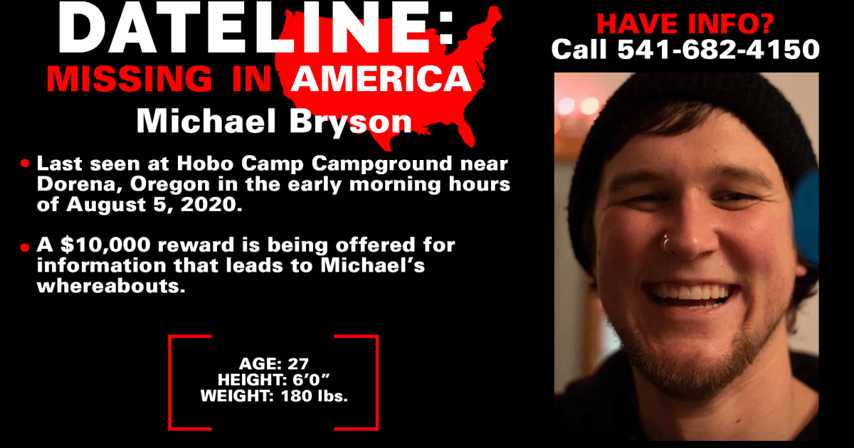 Parents fear the worst six weeks after son Michael Bryson vanished from