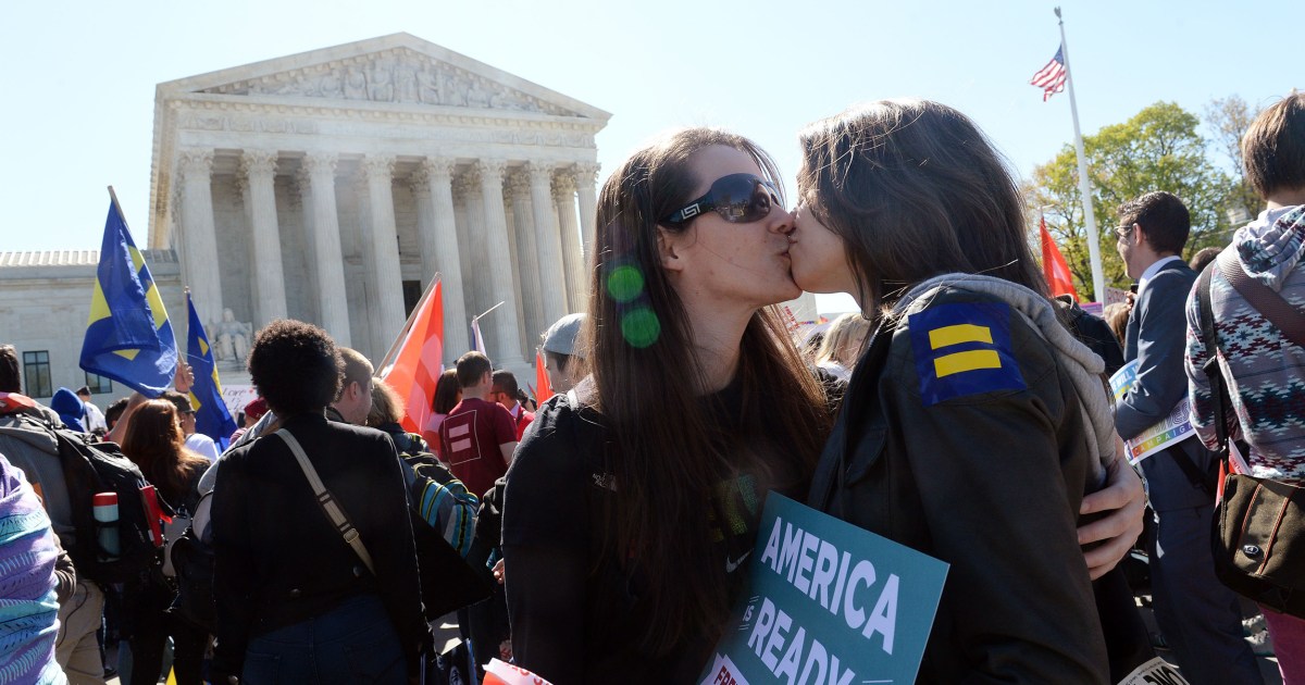 How Safe Is Gay Marriage Advocates Fear Increasingly Conservative Court 9633