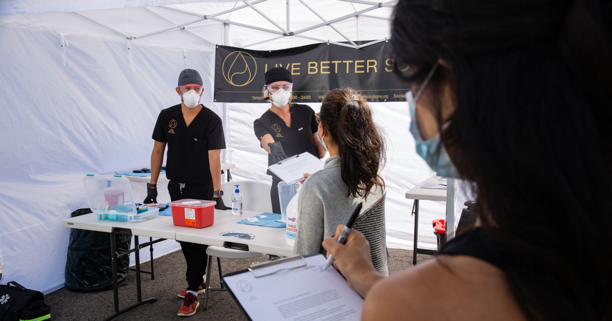 Covid testing for the stars As cameras roll again, a new cottage