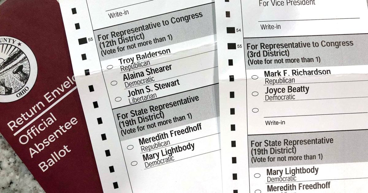 Ohio County Says Nearly 50 000 Voters Received Wrong Ballots Ohio County Says Nearly 50 000 Voters Received Wrong Ballots