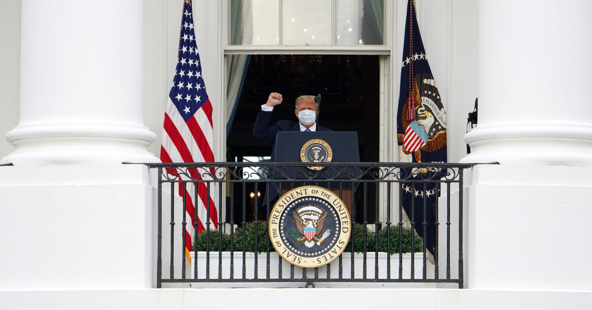 Trump physician says the president is no longer considered a ...