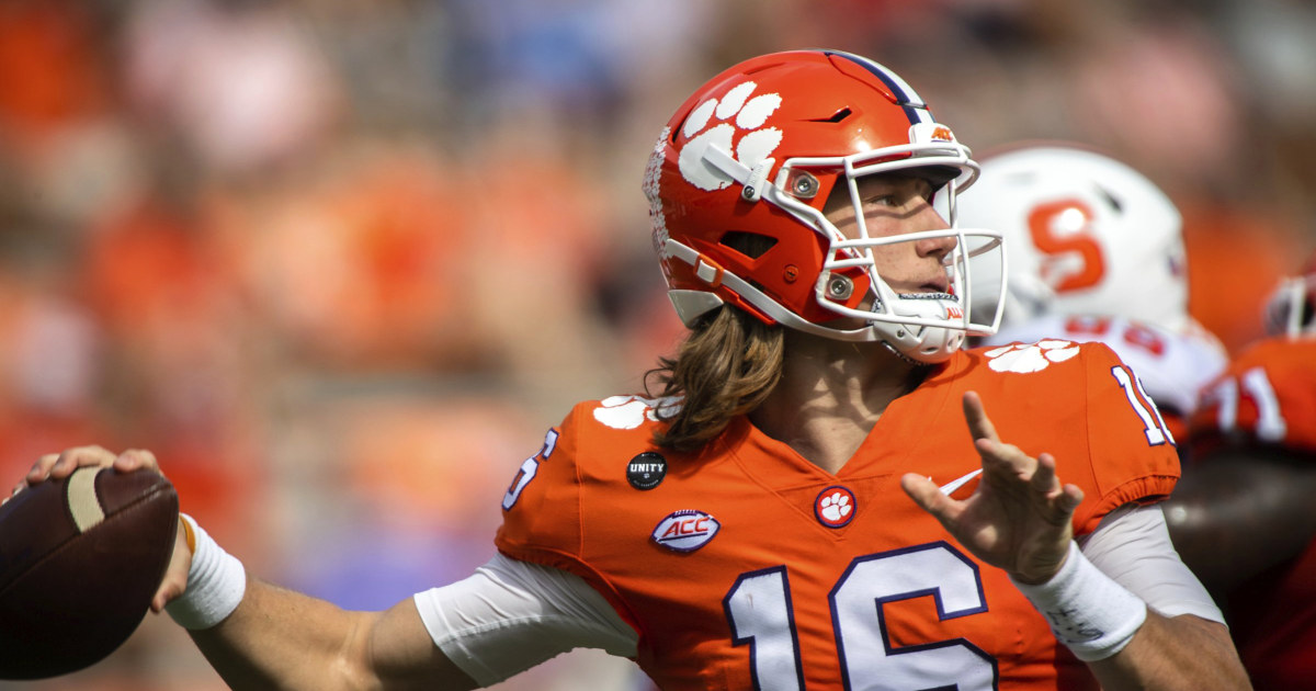 Clemson QB Trevor Lawrence back in top form