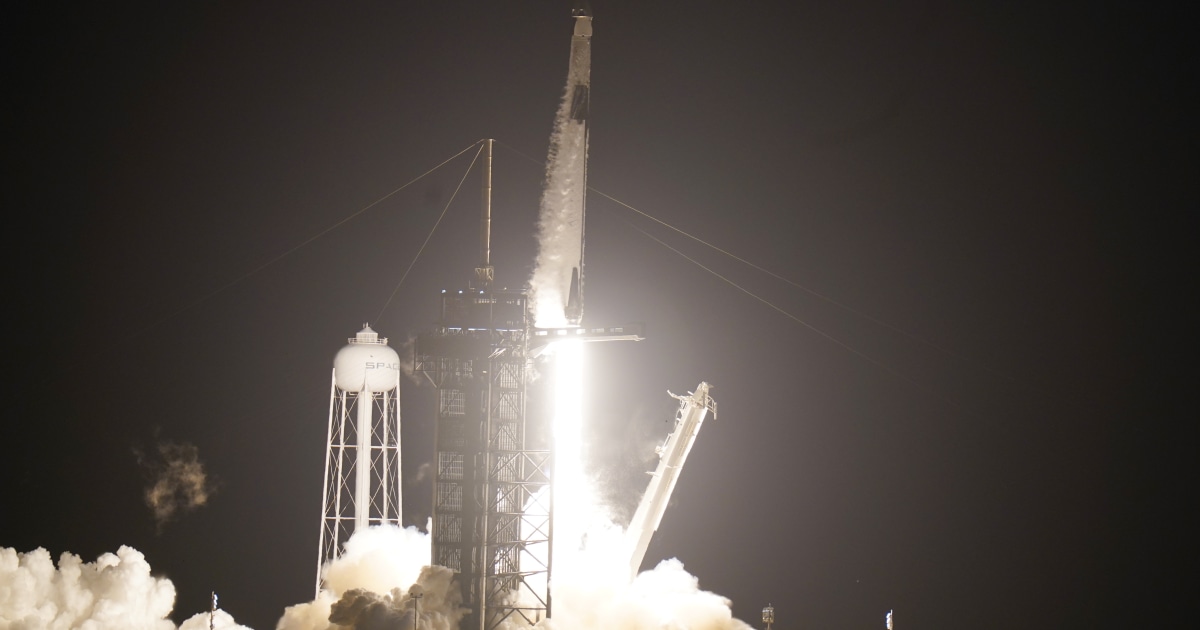 SpaceX Launches Four Astronauts To International Space Station