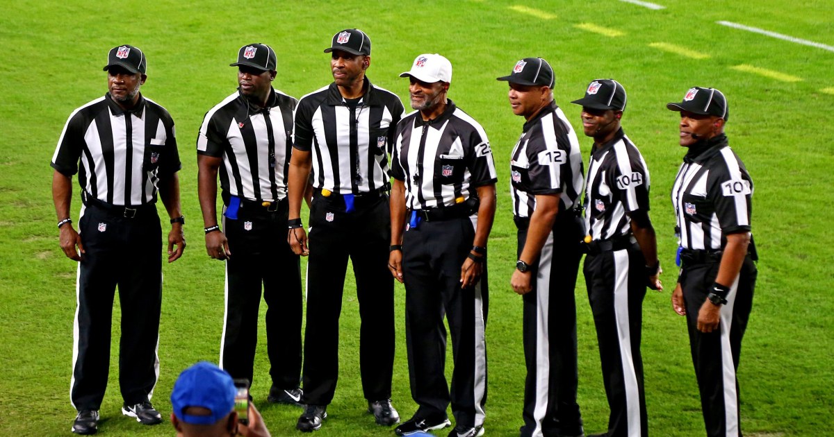 NFL's first all-black team of officials take charge of Tampa Bay Buccaneers  against LA Rams, NFL News