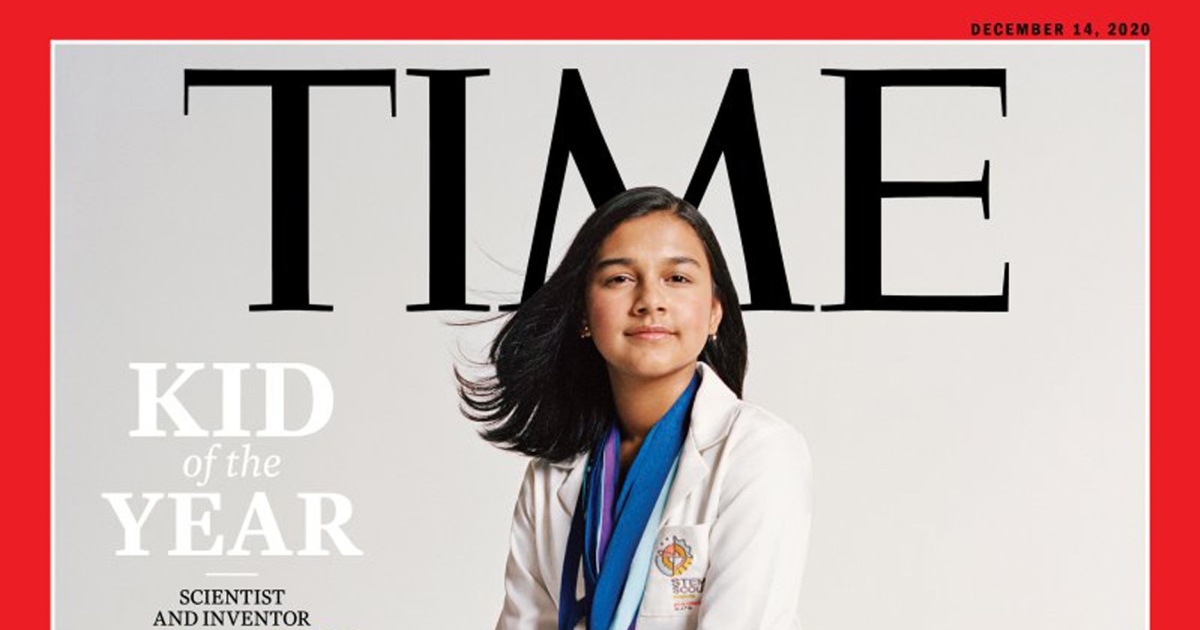 Student scientist and inventor Gitanjali Rao is Time Magazine's first