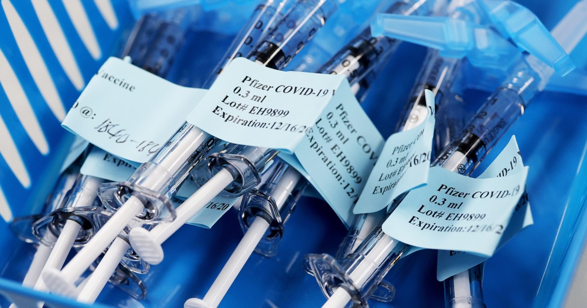 Pfizer vaccine vials hold some extra doses — experts say that's normal