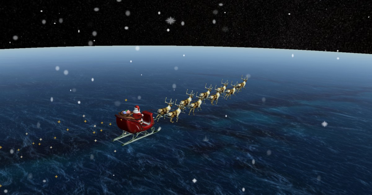 Where is Santa? Track his journey across the globe with NORAD's Santa