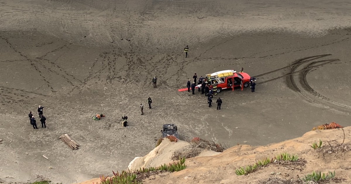 Woman Survives After Vehicle Goes Over San Francisco Beach Cliff 