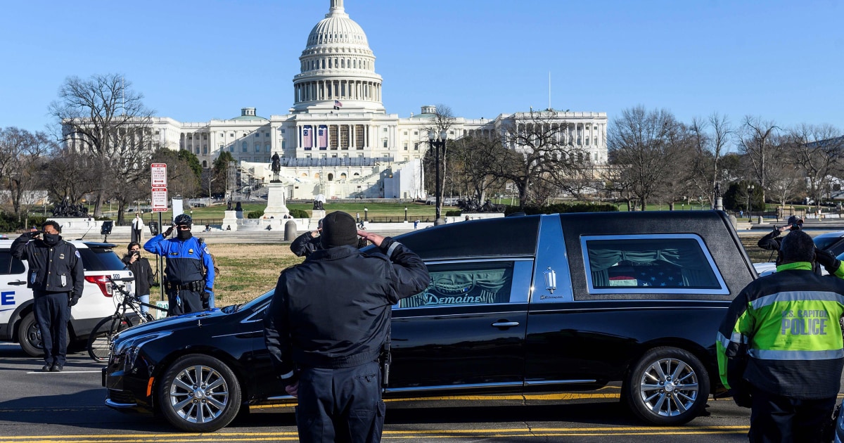 Father of slain Capitol officer hopes son's death brings end to 'lunacy'