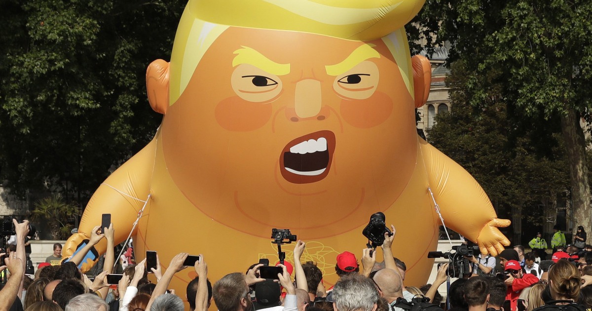 Trump baby blimp enters Museum of London collection