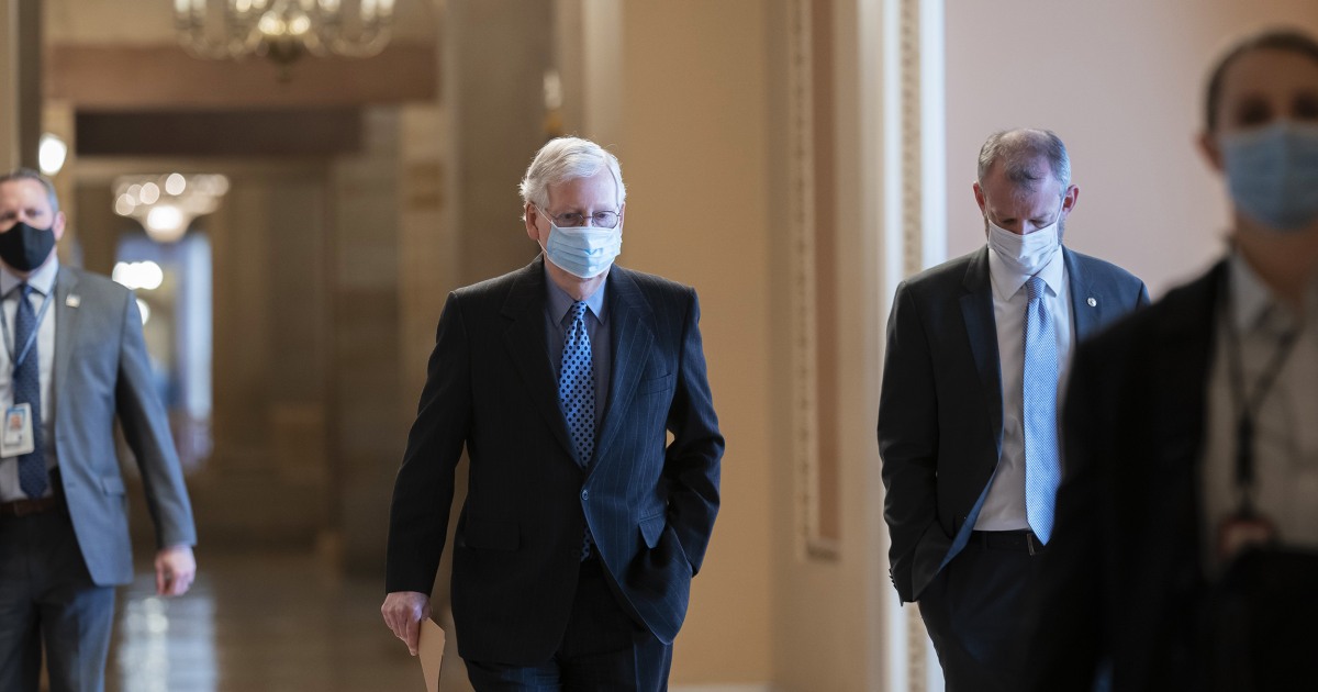 McConnell wants to push Trump's Senate impeachment trial to mid-February