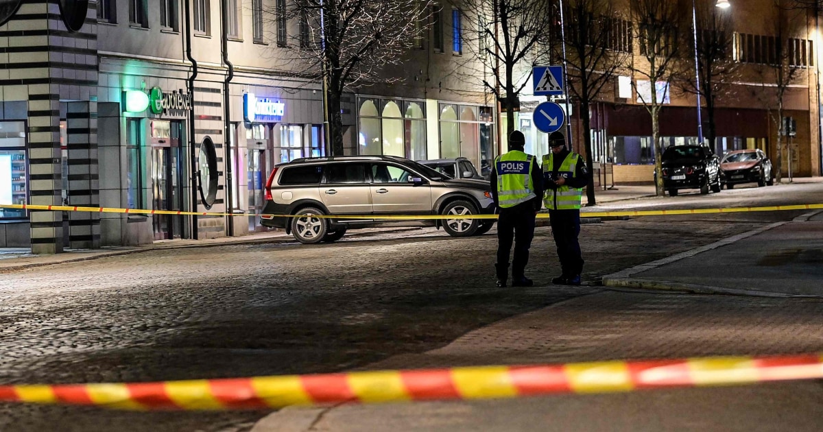 At least 8 injured in 'suspected terrorist crime,' police in Sweden say