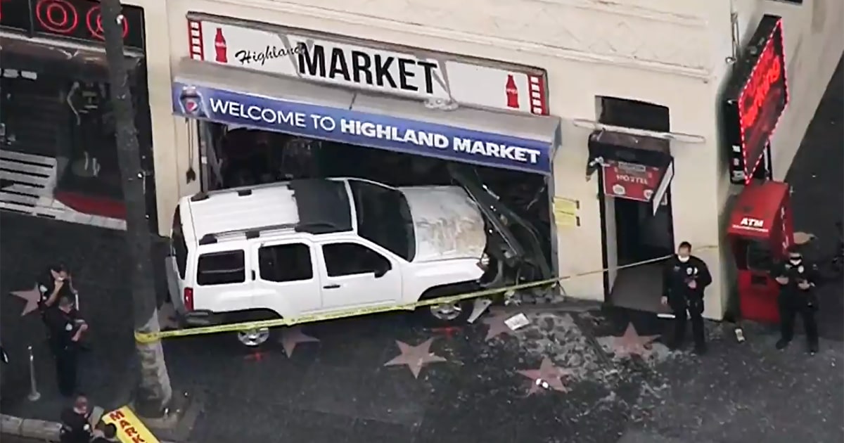 SUV plows into news crew, others on Hollywood Boulevard