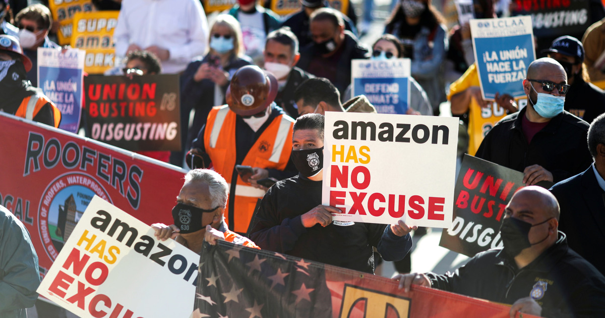 Amazon's antiunion PR efforts amid Alabama vote are a very bad look