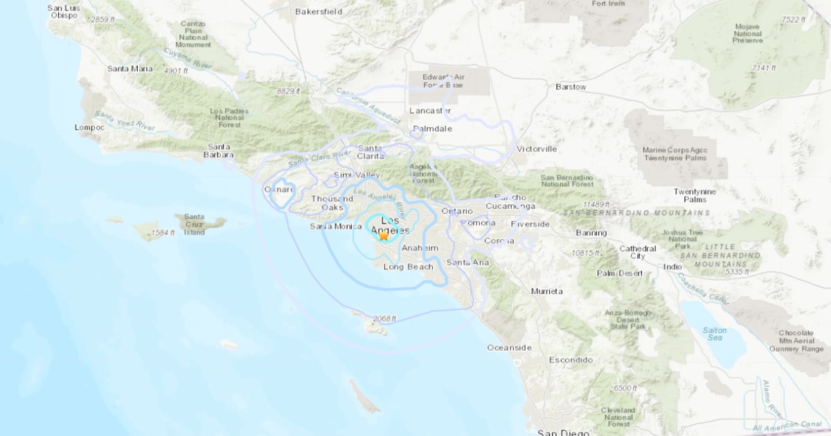 Los Angeles area rattled by trio of earthquakes