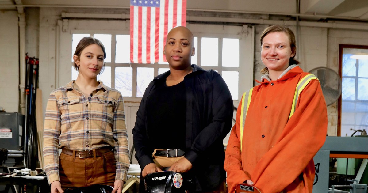 Female welders torch glass ceiling in male-dominated field