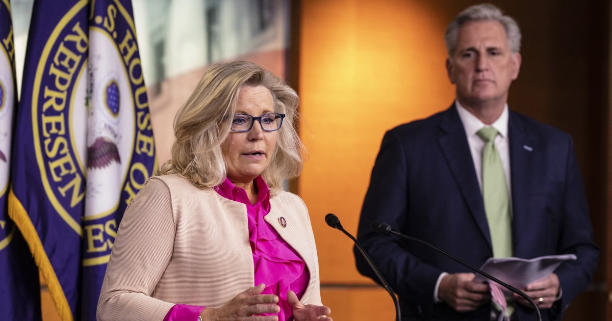 GOP disarray Liz Cheney faces new threats from Kevin McCarthy