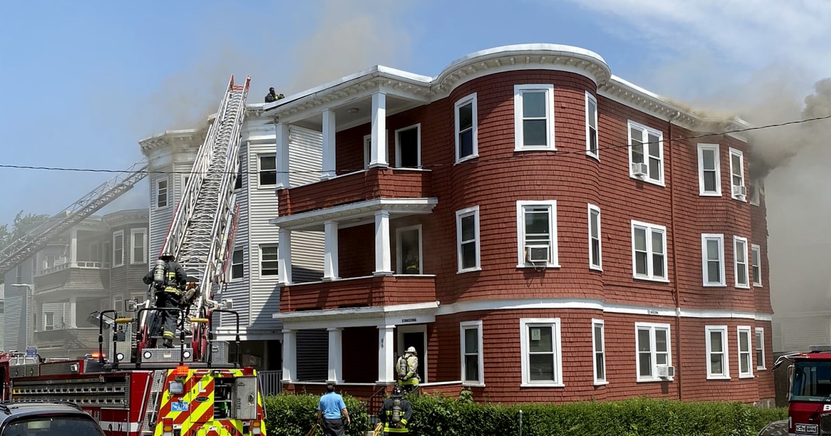 Firefighters Battle 7-alarm Blaze Covering Multiple Homes In Boston