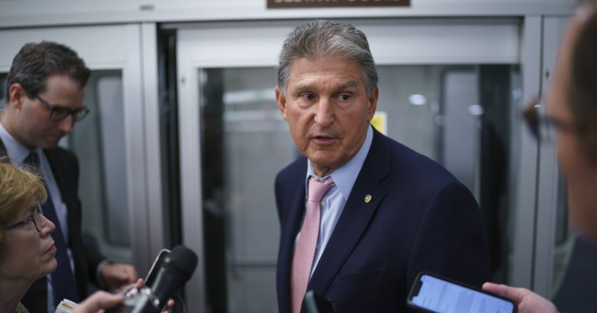 Joe Manchin says he will oppose a $3.5 trillion budget bill