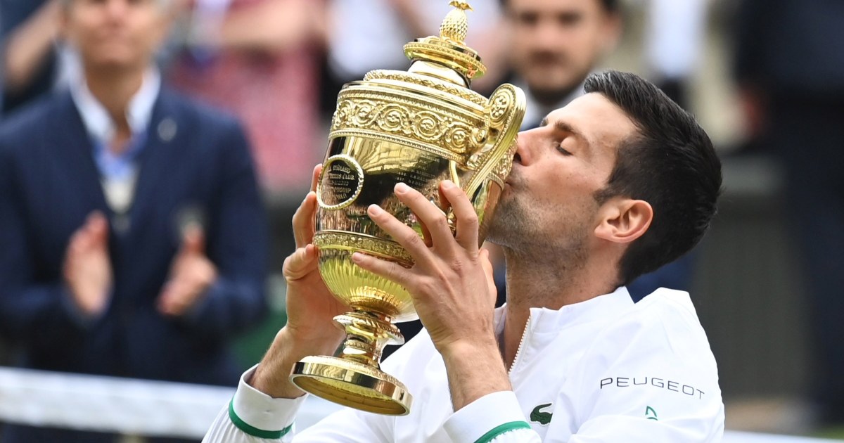 Novak Djokovic wins Wimbledon final for 20th Grand Slam ...