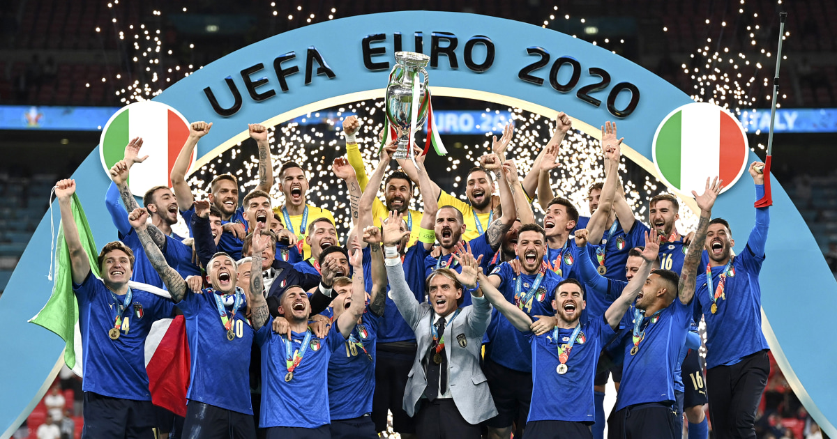 Italy wins the European soccer championship in 3-2 penalty shootout