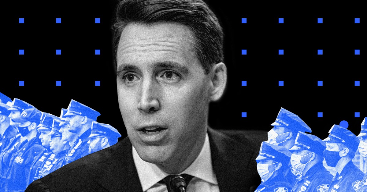 Why Democrats voted for Josh Hawley's imaginary police hiring drive