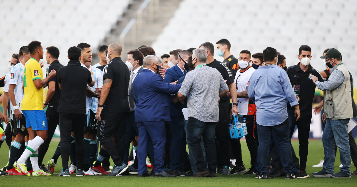 Brazil-Argentina soccer match ...