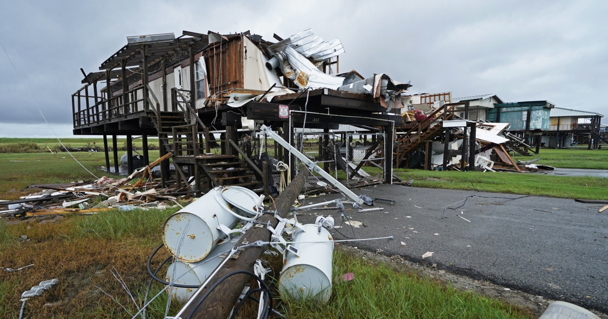 Tropical Depression Nicholas stalls over storm-battered Louisiana